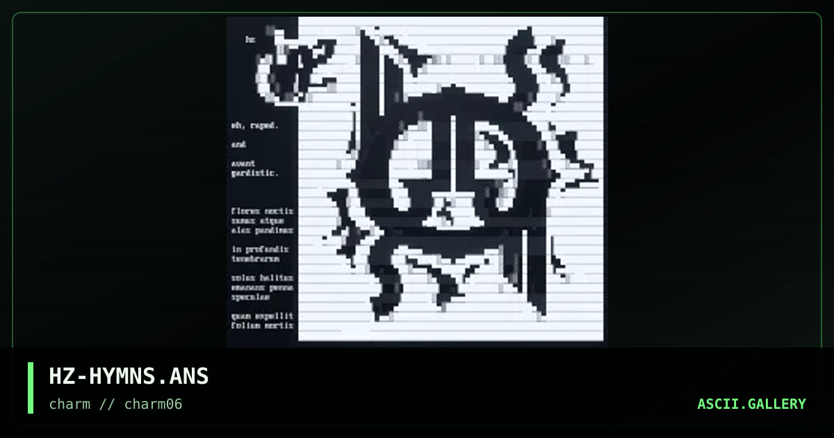 hymns of deceased deities, by horza, 1998