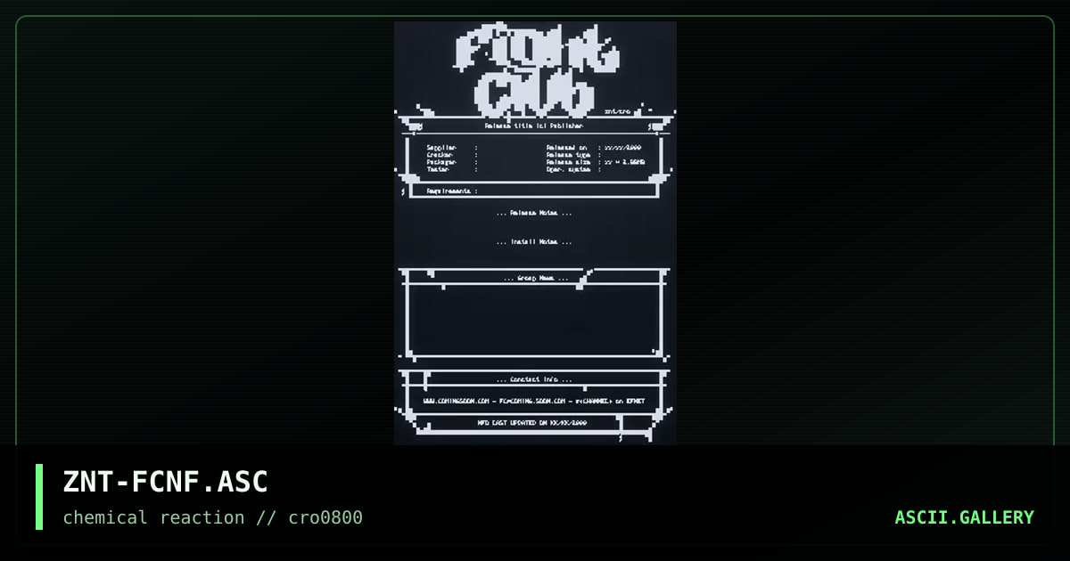 ZNT-FCNF.ASC, by zeneth, 2000