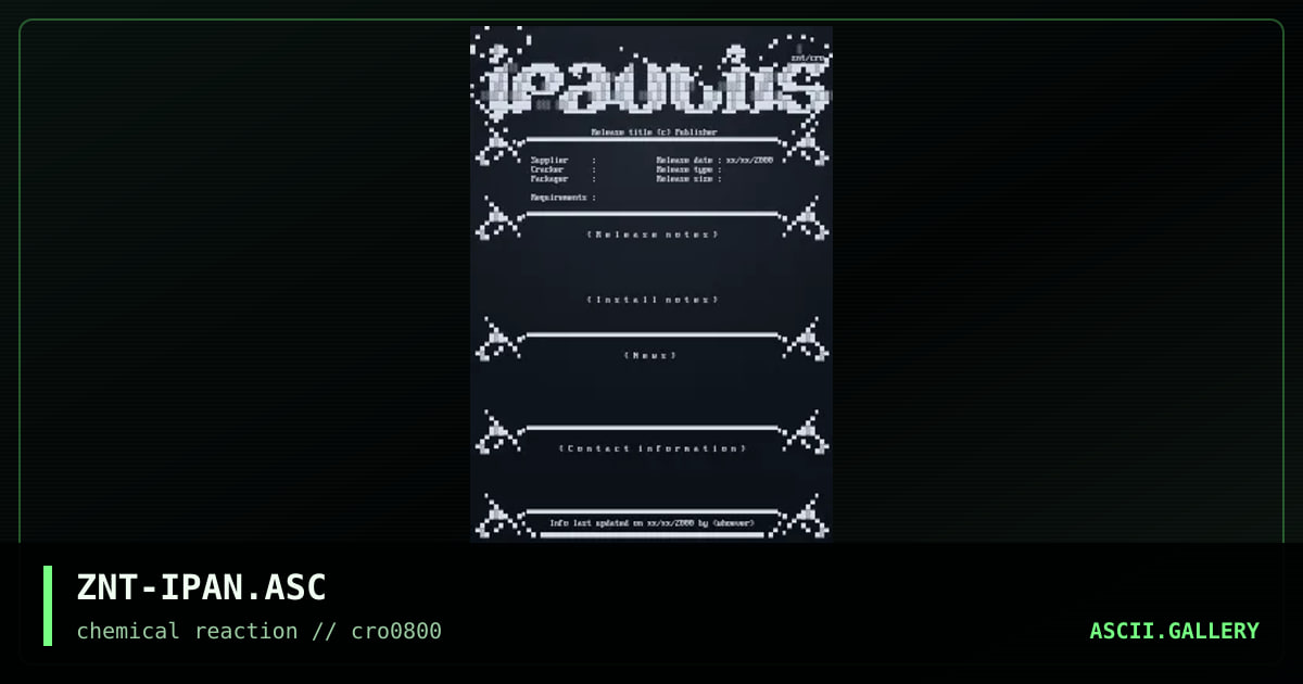 ZNT-IPAN.ASC, by zeneth, 2000
