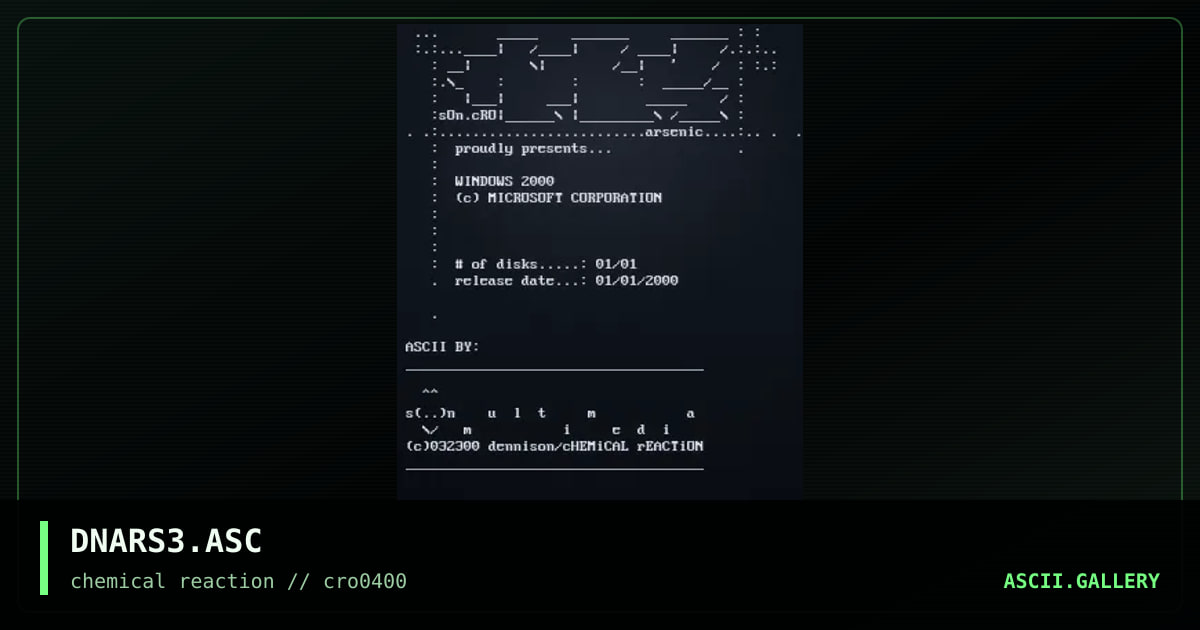 DNARS3.ASC, by dennison, 2000