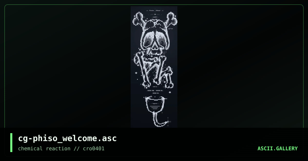 cg-phiso_welcome.asc, by cg, 2001