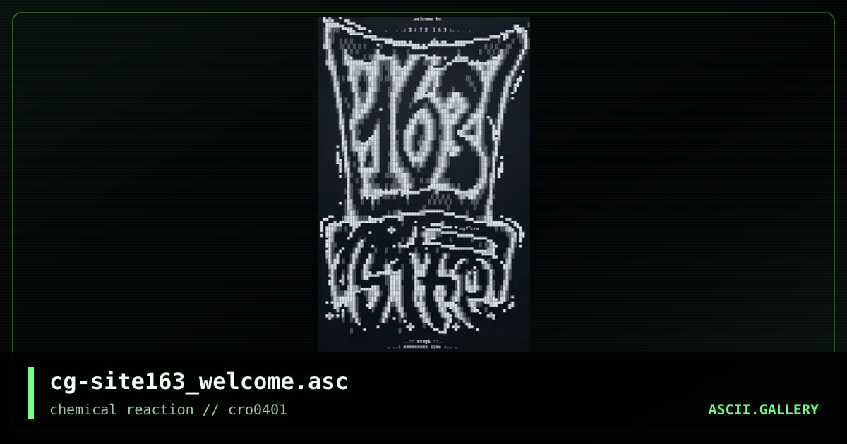 cg-site163_welcome.asc, by cg, 2001