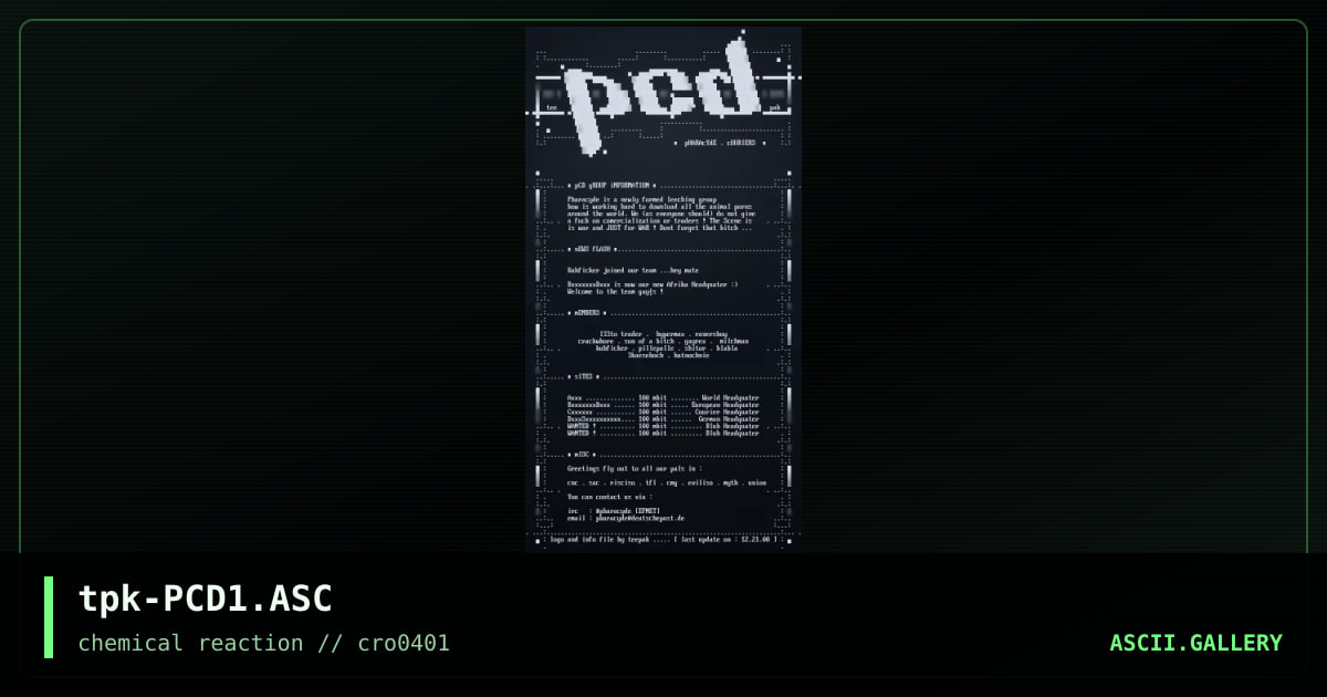 tpk-PCD1.ASC, by teepak, 2001