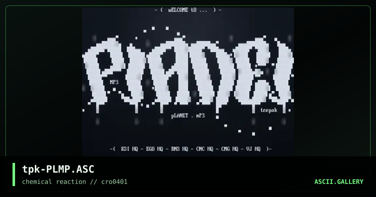 tpk-PLMP.ASC, by teepak, 2001