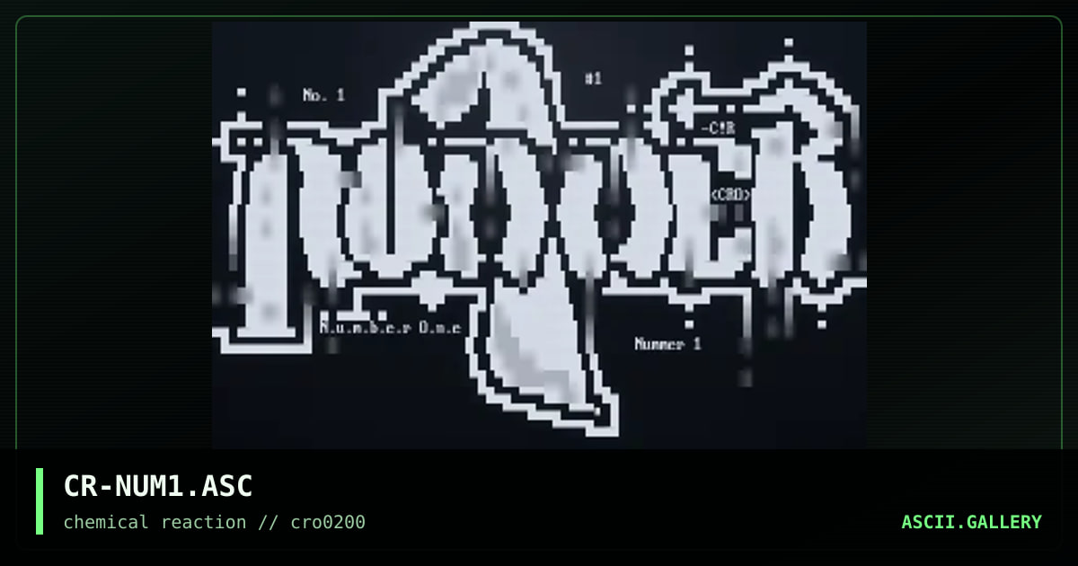 CR-NUM1.ASC, by creepah, 2000