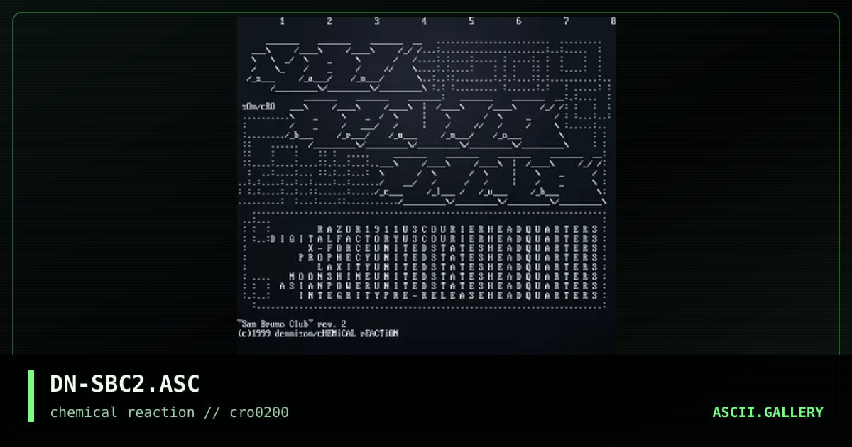 DN-SBC2.ASC, by dennison, 2000