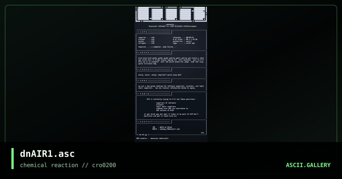 dnAIR1.asc, by dennison, 2000
