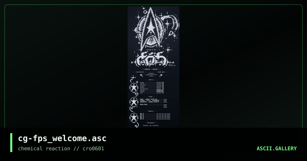 cg-fps_welcome.asc, by cg, 2001