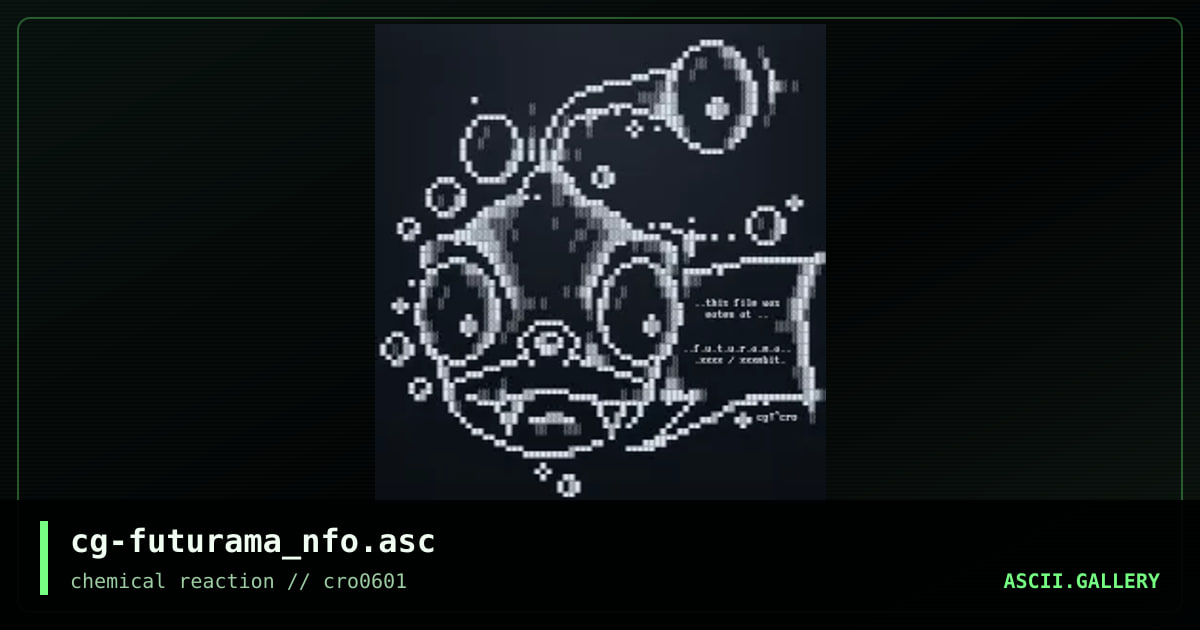 cg-futurama_nfo.asc, by cg, 2001