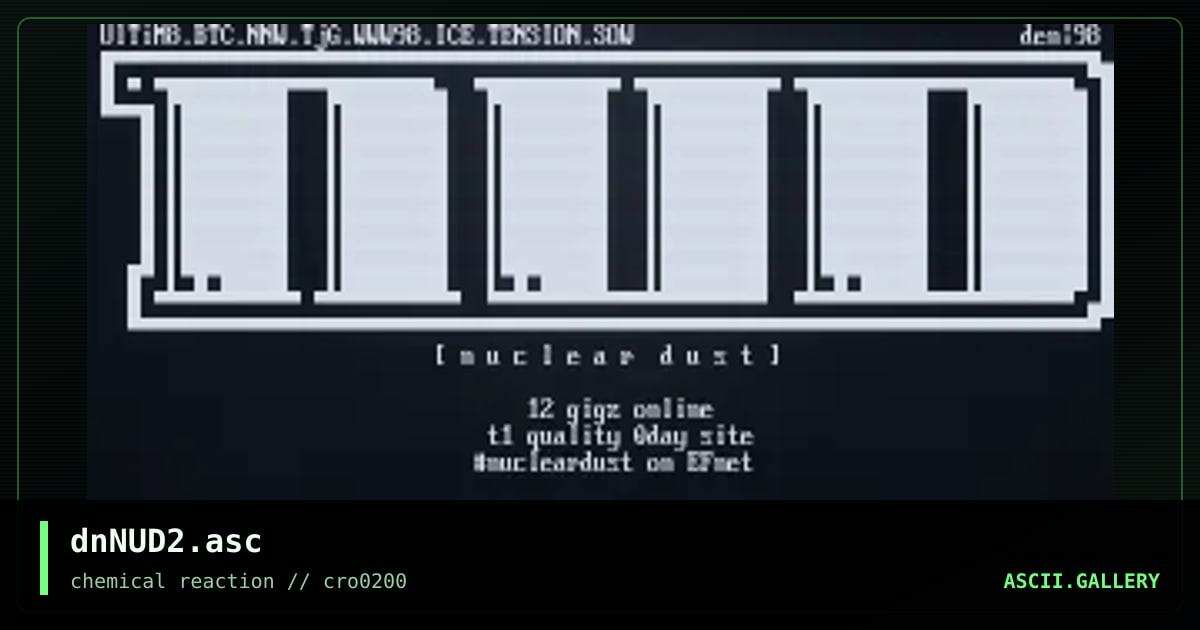 dnNUD2.asc, by dennison, 2000