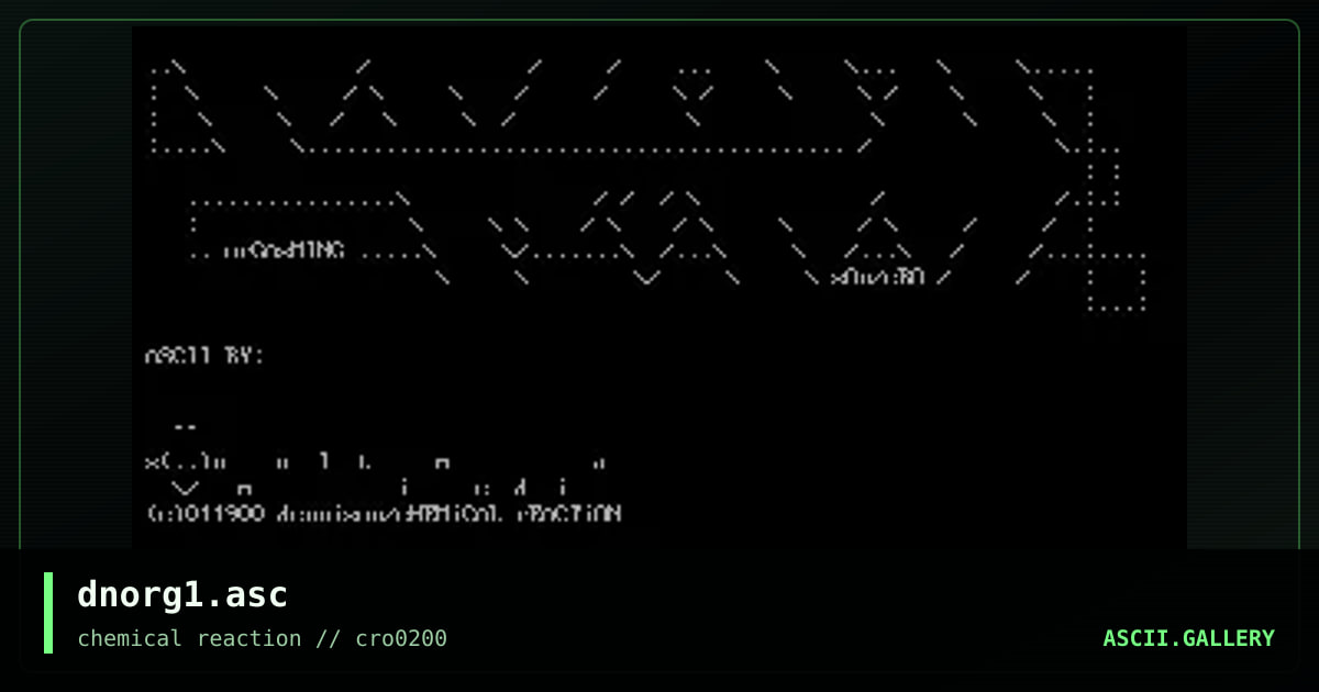dnorg1.asc, by dennison, 2000