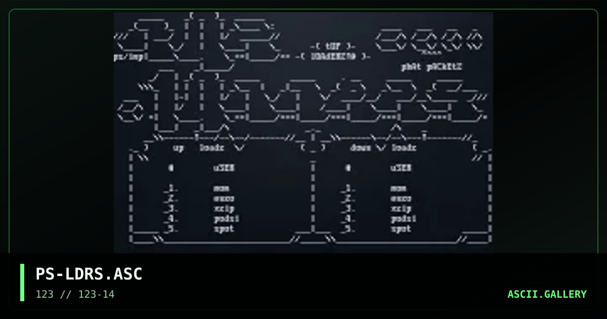 PS-LDRS.ASC, by podsi, 2003
