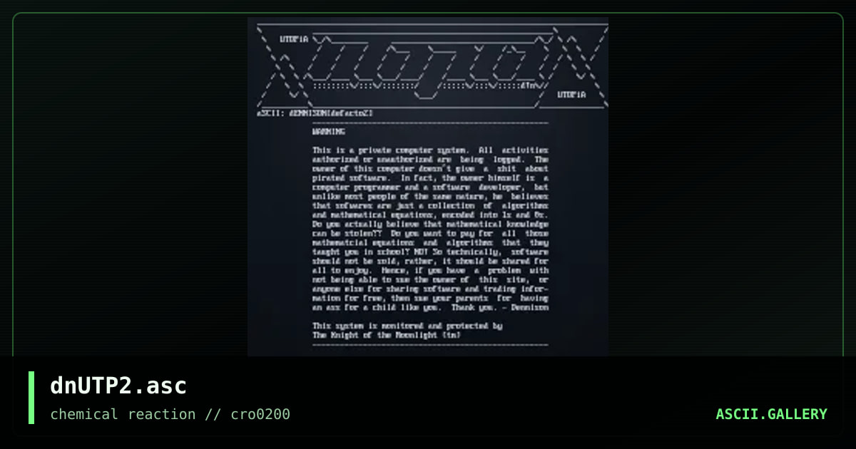 dnUTP2.asc, by dennison, 2000