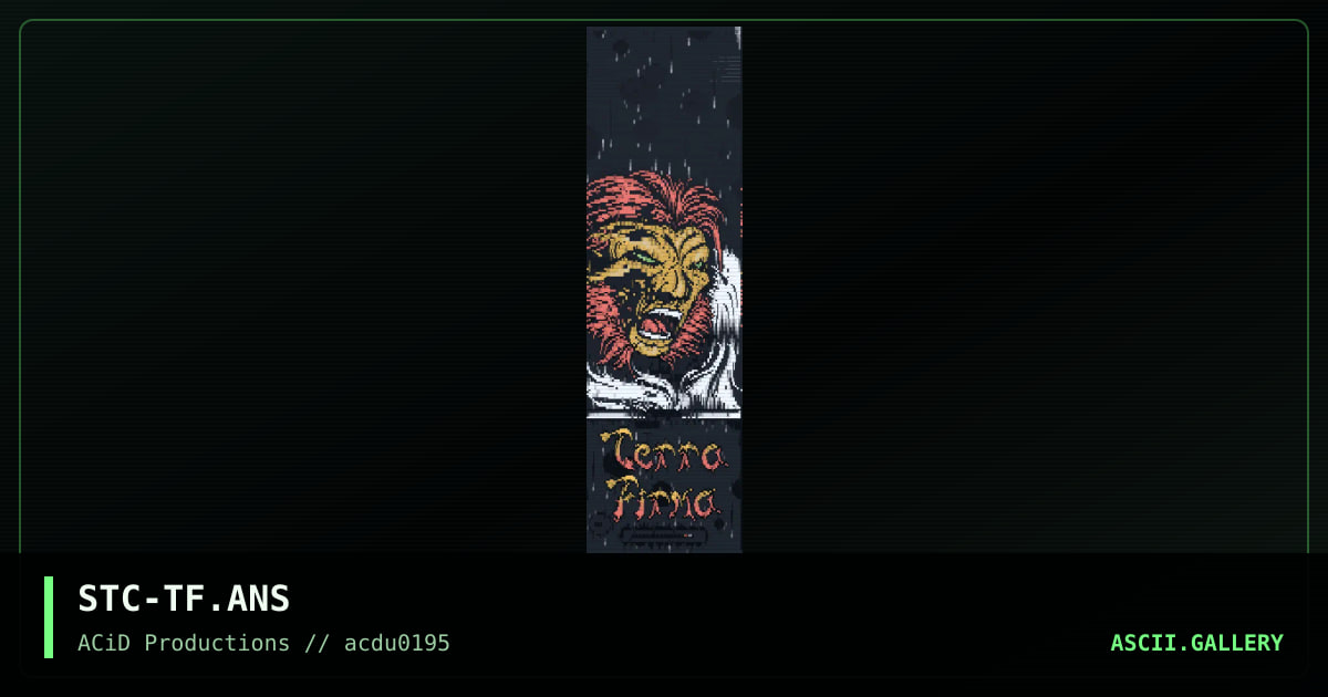 Terra Firma, by stone the crow, 1995