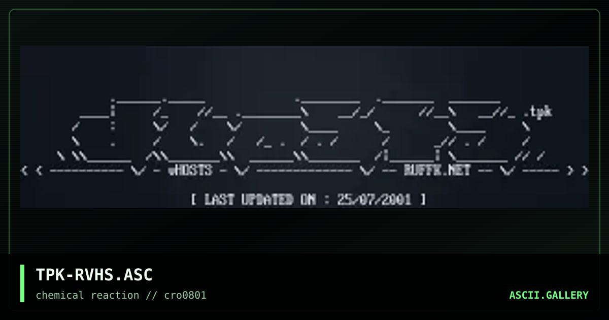 TPK-RVHS.ASC, by teepak, 2001