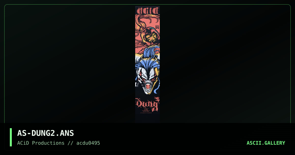 Dungeon 2, by asphixia, 1995