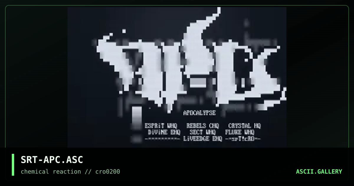 SRT-APC.ASC, by sort8, 2000
