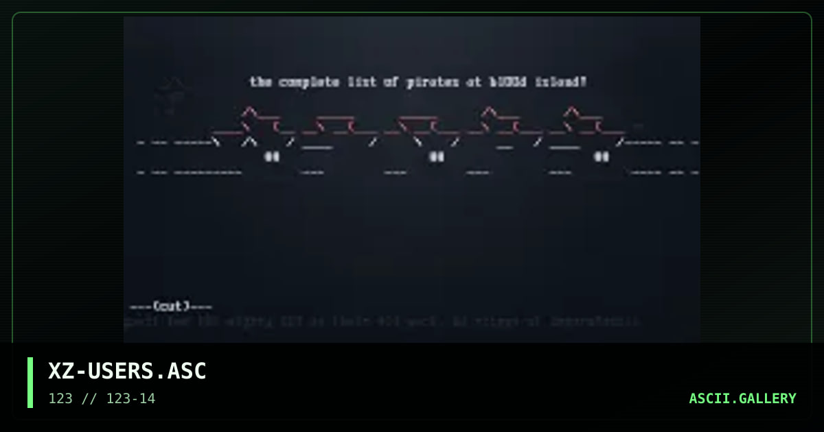 XZ-USERS.ASC, by xzip, 2003