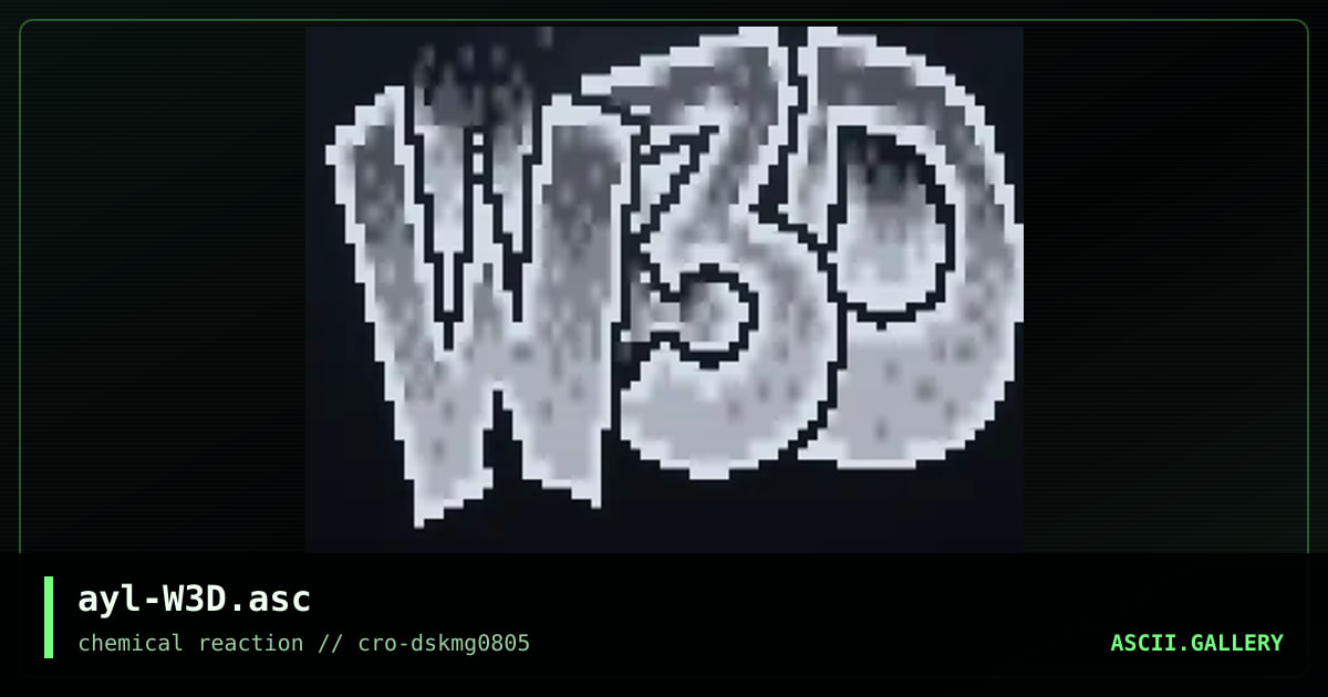 ayl-W3D.asc, by aylien, 2005