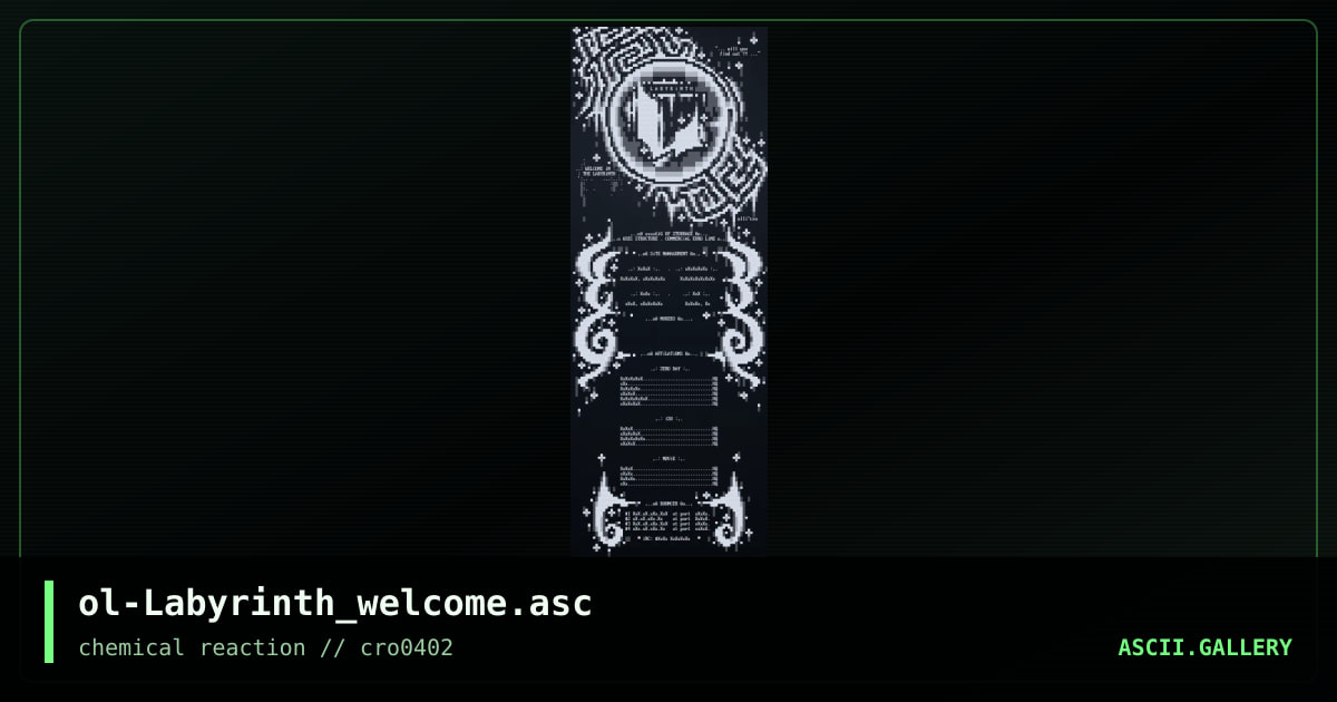 ol-Labyrinth_welcome.asc, by olli, 2002