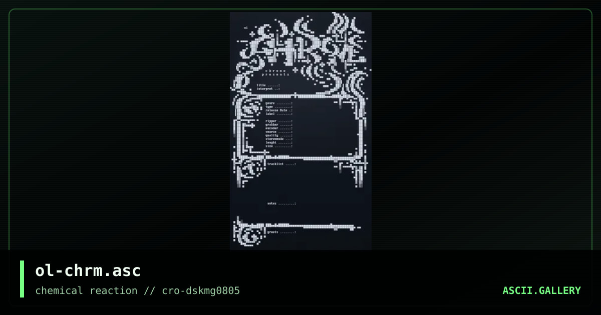 ol-chrm.asc, by olli, 2005