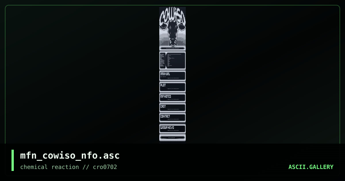 mfn_cowiso_nfo.asc, by muffin, 2002