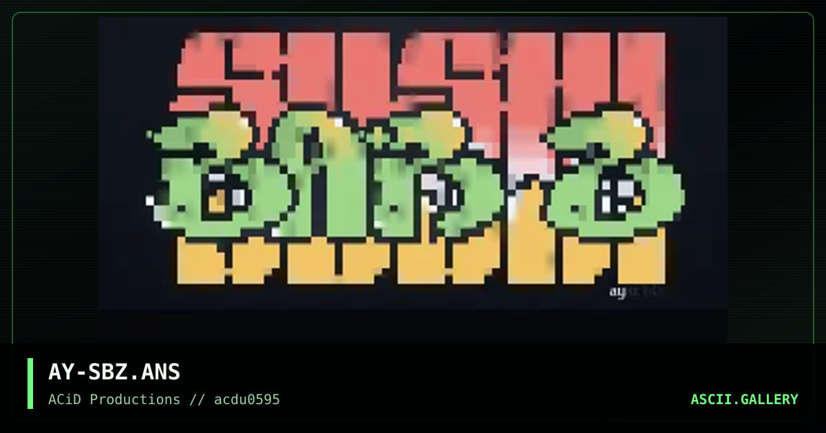 Sushi Bar Z, by asylum, 1995