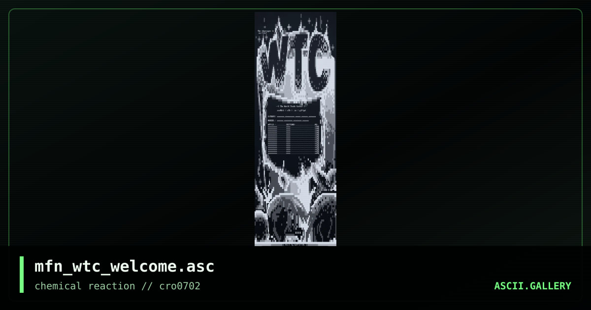 mfn_wtc_welcome.asc, by muffin, 2002