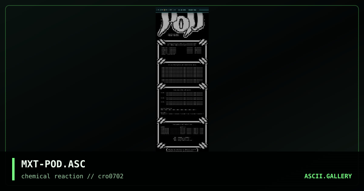 MXT-POD.ASC, by maxxtro, 2002