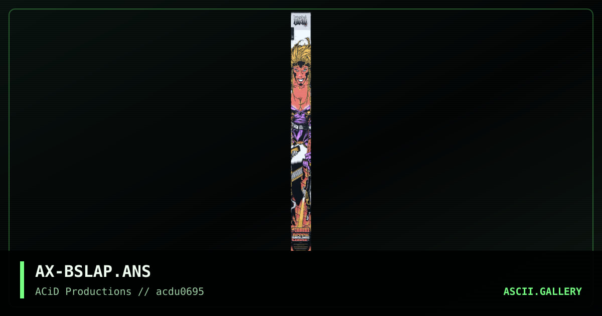 Bitchslap, by axitious, 1995