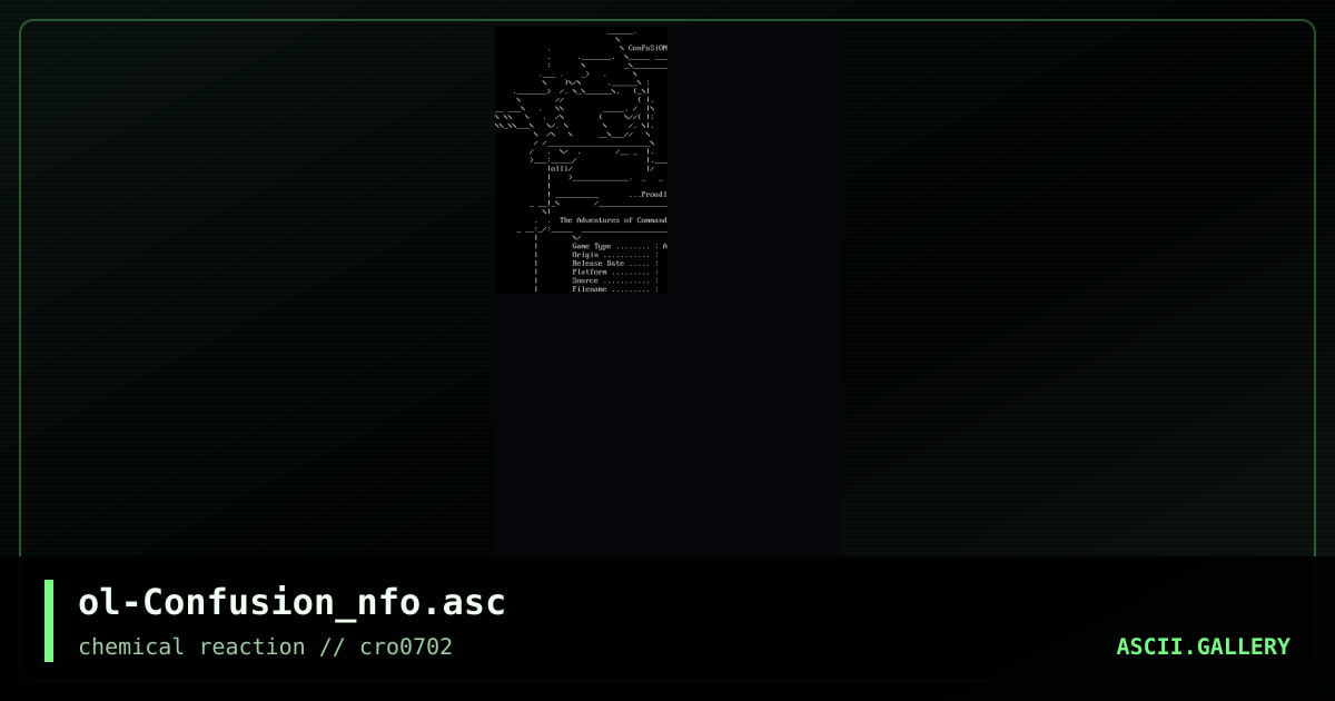 ol-Confusion_nfo.asc, by olli, 2002