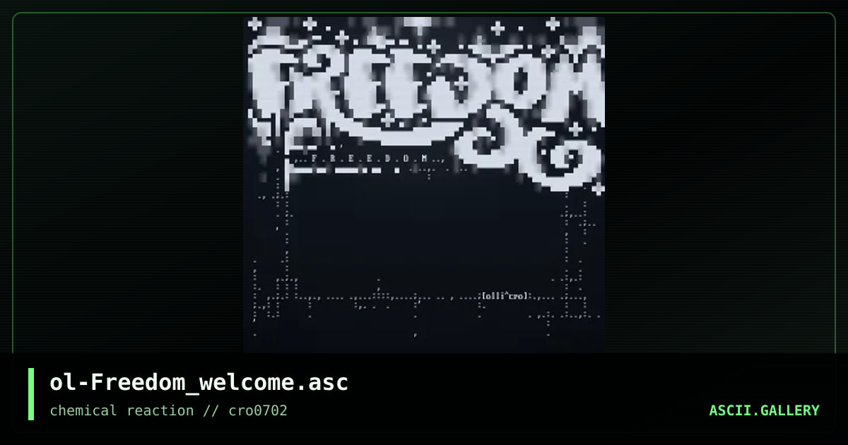 ol-Freedom_welcome.asc, by olli, 2002