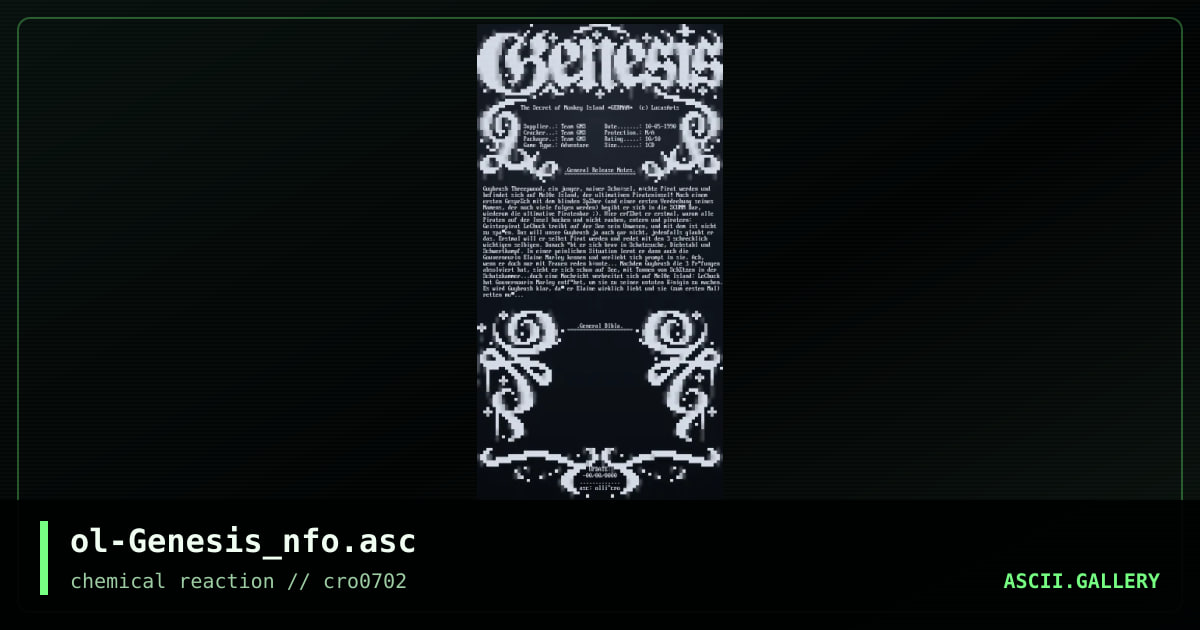 ol-Genesis_nfo.asc, by olli, 2002