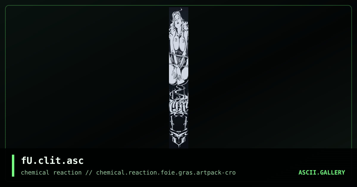 fU.clit.asc, by fumk, 2009