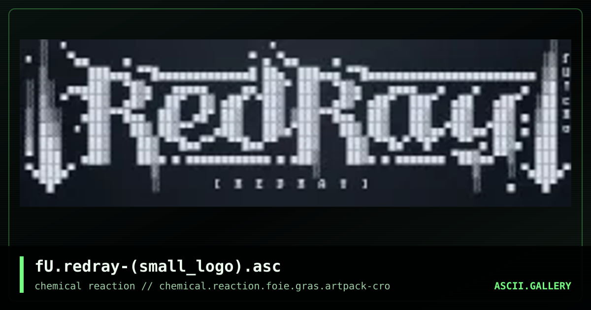 fU.redray-(small_logo).asc, by fum, 2009