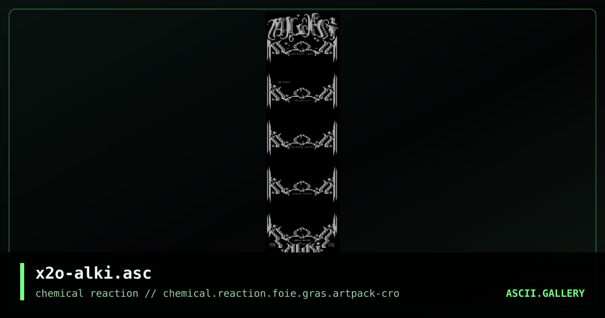x2o-alki.asc, by 2o, xero, 2009