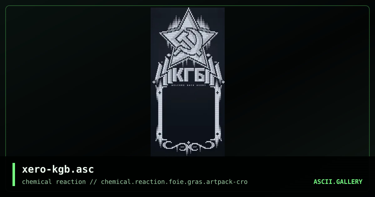 xero-kgb.asc, by xero, 2009