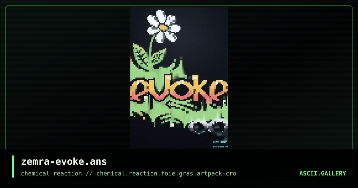 zemra-evoke.ans, by zemra, 2009