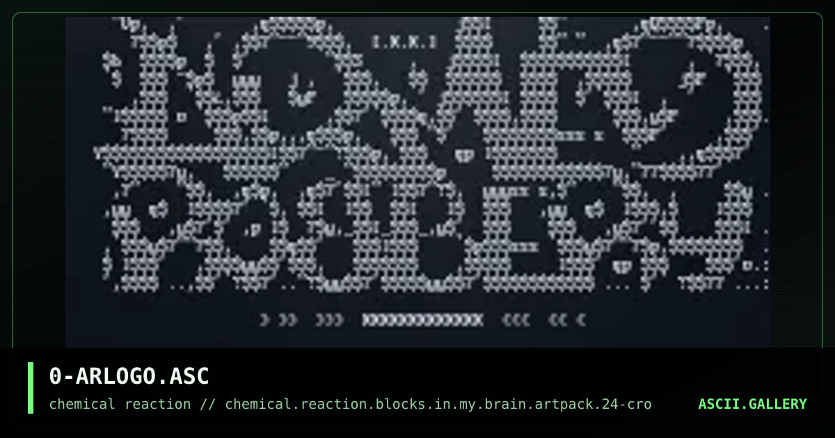 0-ARLOGO.ASC, by chemical reaction, 2010