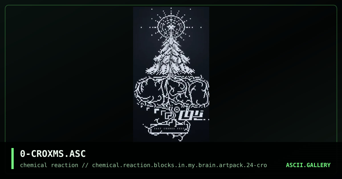 0-CROXMS.ASC, by chemical reaction, 2010