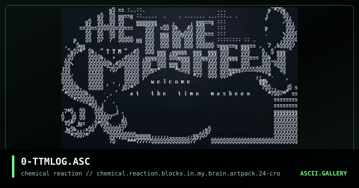0-TTMLOG.ASC, by chemical reaction, 2010
