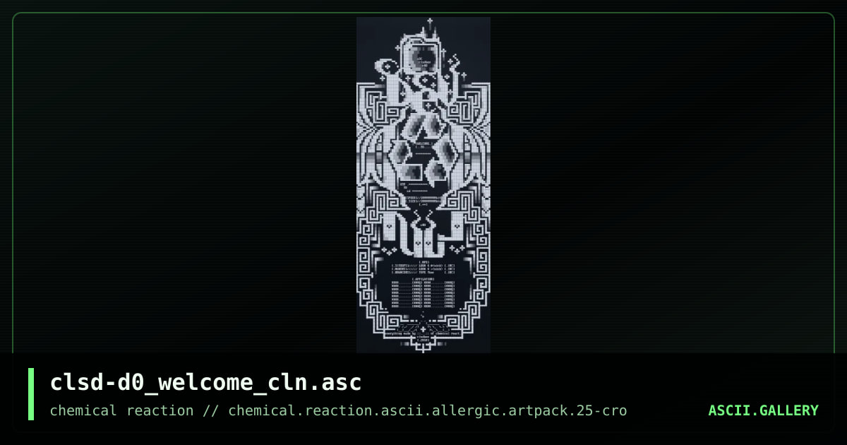 clsd-d0_welcome_cln.asc, by clsdbox, 2010