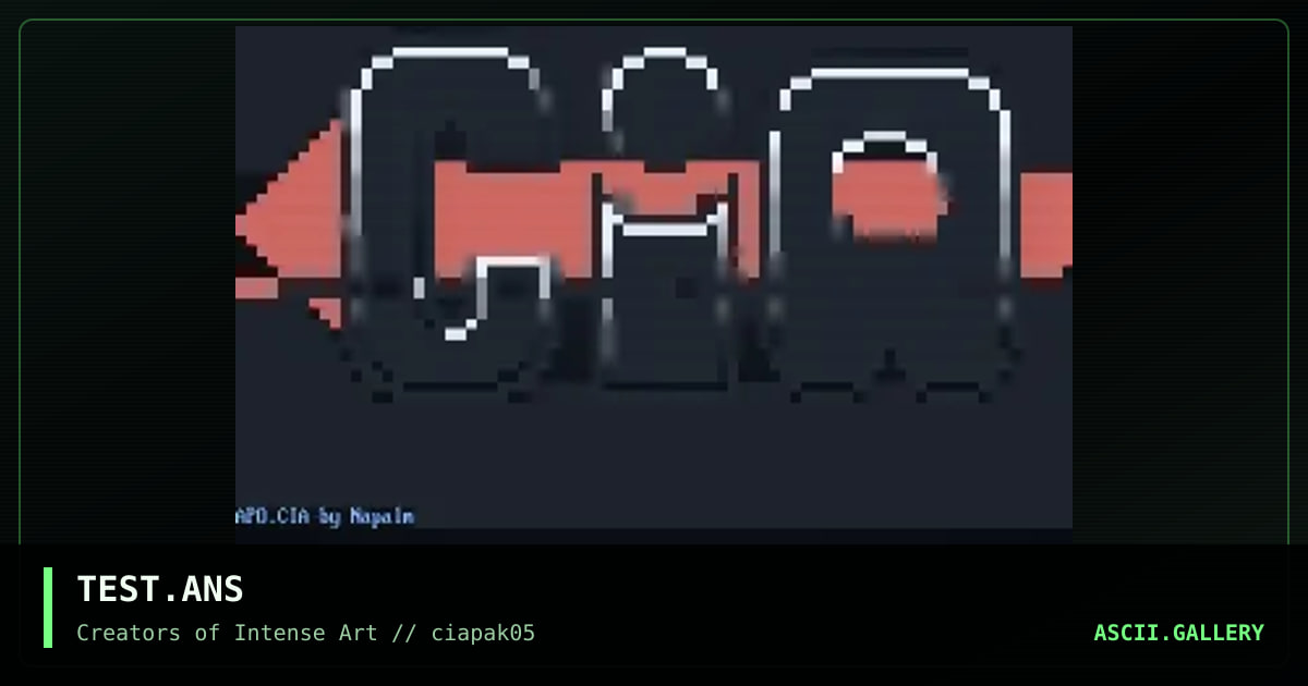 TEST.ANS, by napalm, 1993