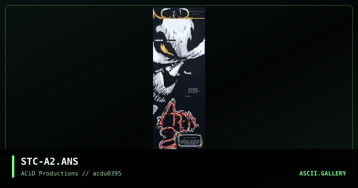 Area 2, by stone the crow, 1995