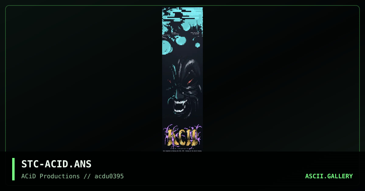 ACiD Advo, by stone the crow, 1995