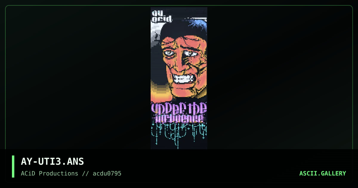 Under The Influence, by asylum, 1995