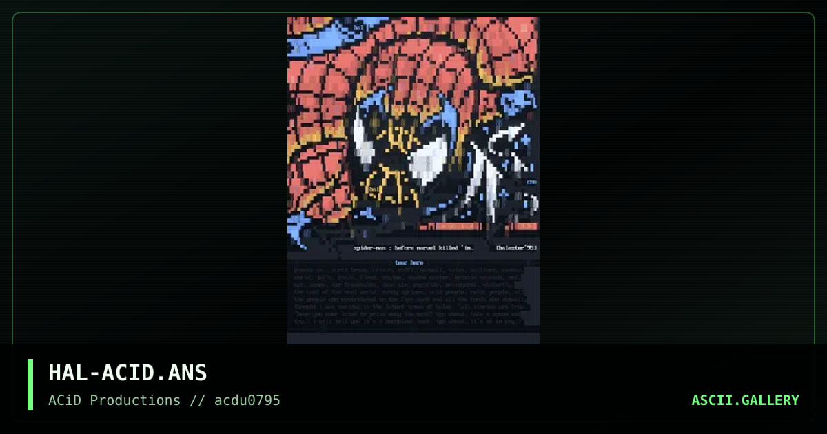 ACiD '95, by halaster, 1995