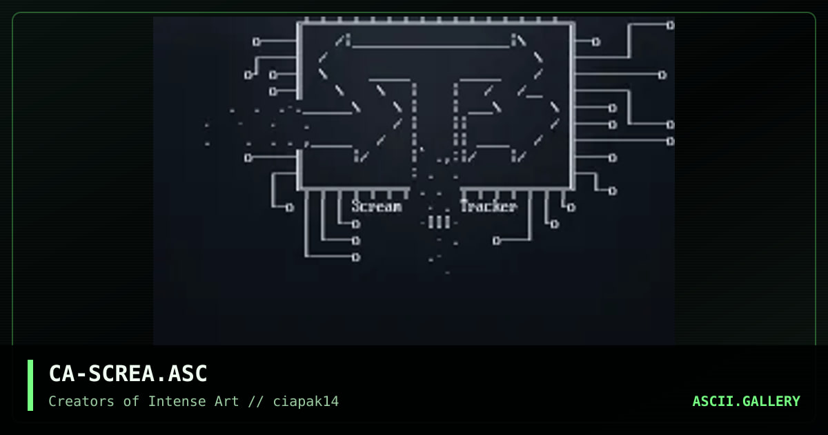 CA-SCREA.ASC, by carrion, 1994