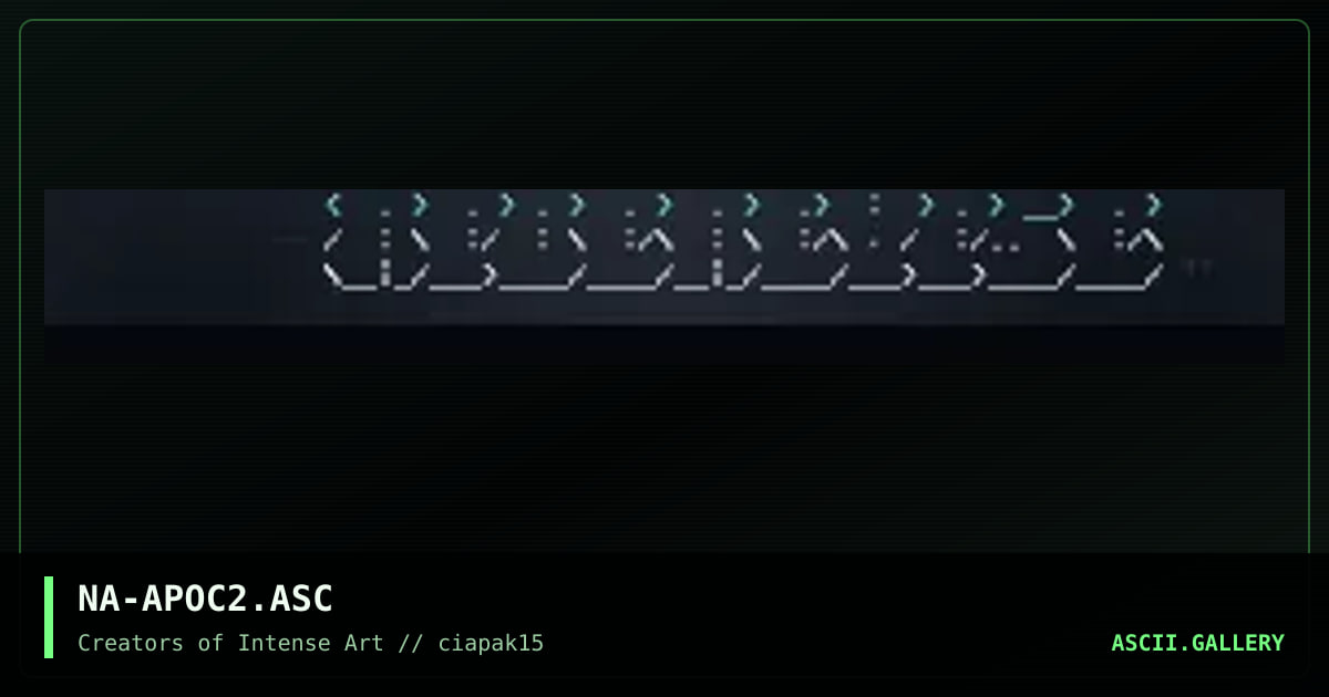NA-APOC2.ASC, by napalm, 1994