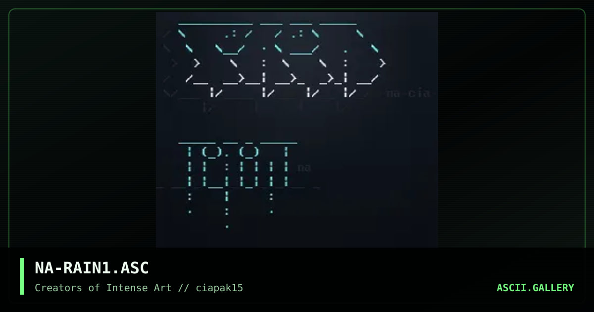 NA-RAIN1.ASC, by napalm, 1994